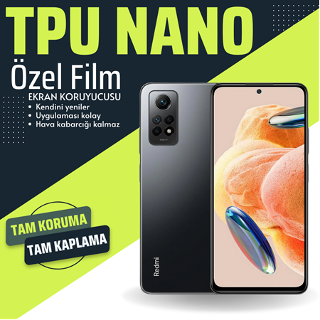 Redmi Note 12 Pro için TPU NANO Film Ekran Koruyucu