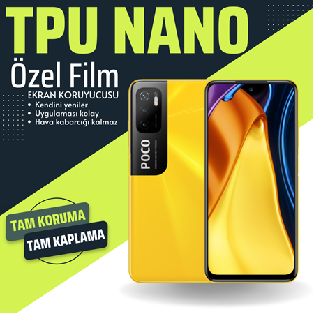 Xiaomi Poco F5 Pro için TPU NANO Film Ekran Koruyucu