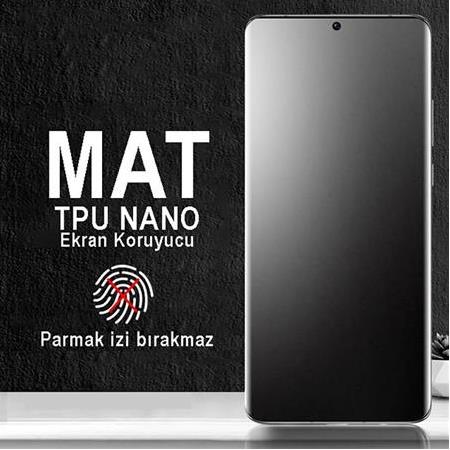 iPhone 15 Pro Max için MAT NANO Film Ekran Koruyucu