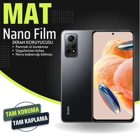 Redmi Note 13 Pro için MAT NANO Film Ekran Koruyucu