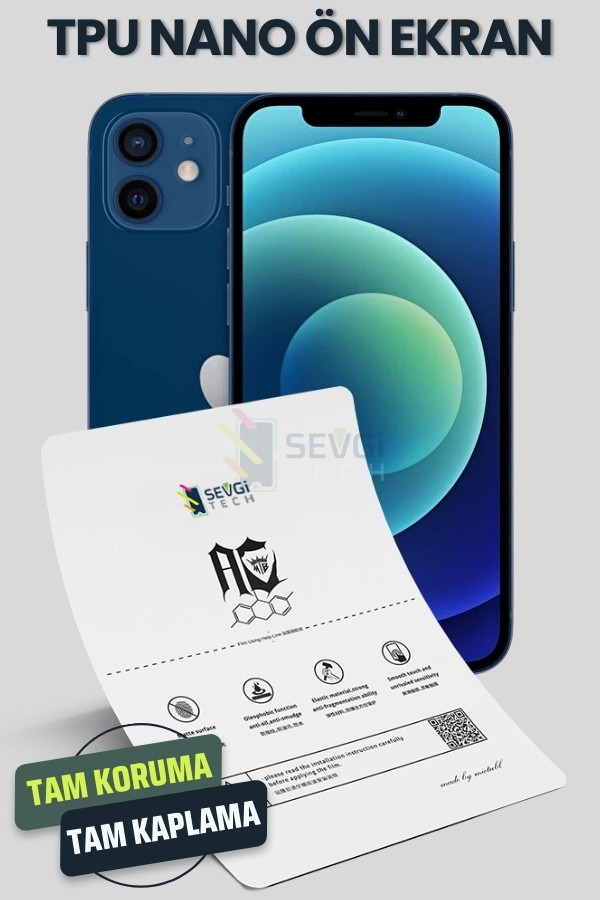 iPhone 12 Mini TPU Nano Ekran Koruyucu