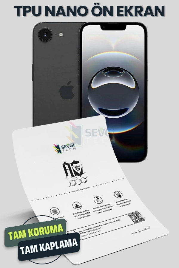 iPhone 16e TPU Nano Ekran Koruyucu