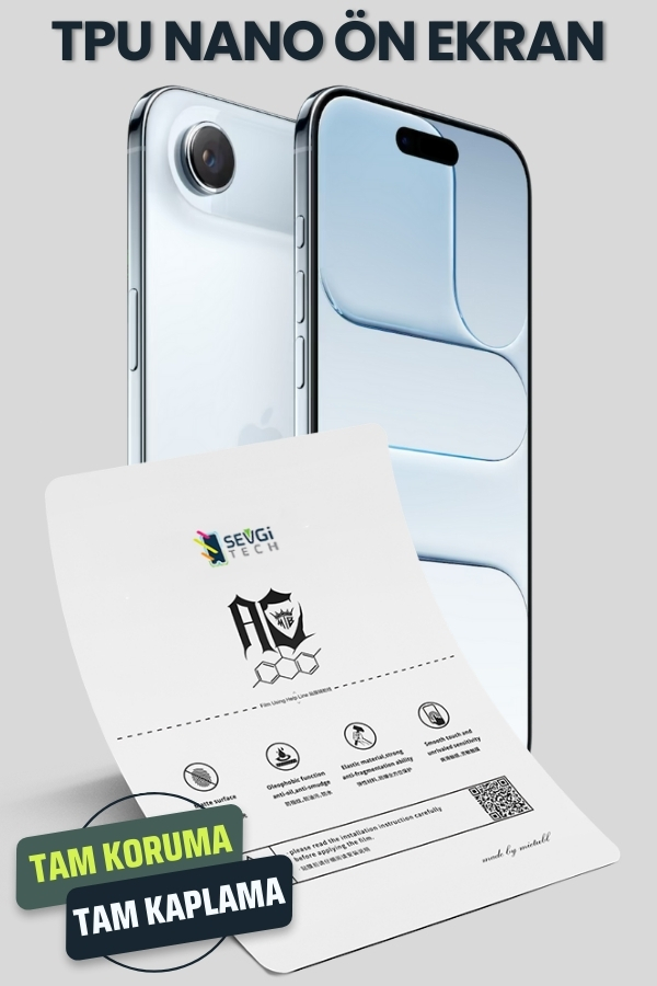 iPhone Air TPU Nano Ekran Koruyucu