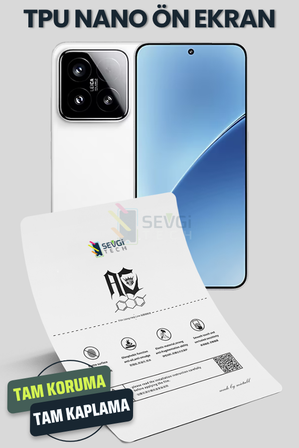 Xiaomi 15 TPU Nano Ekran Koruyucu