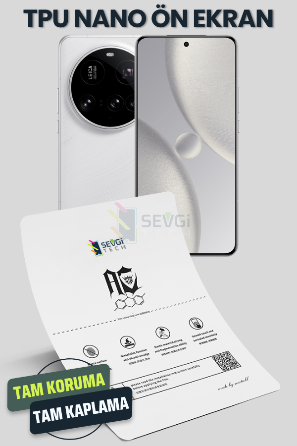 Xiaomi 15 Ultra TPU Nano Ekran Koruyucu