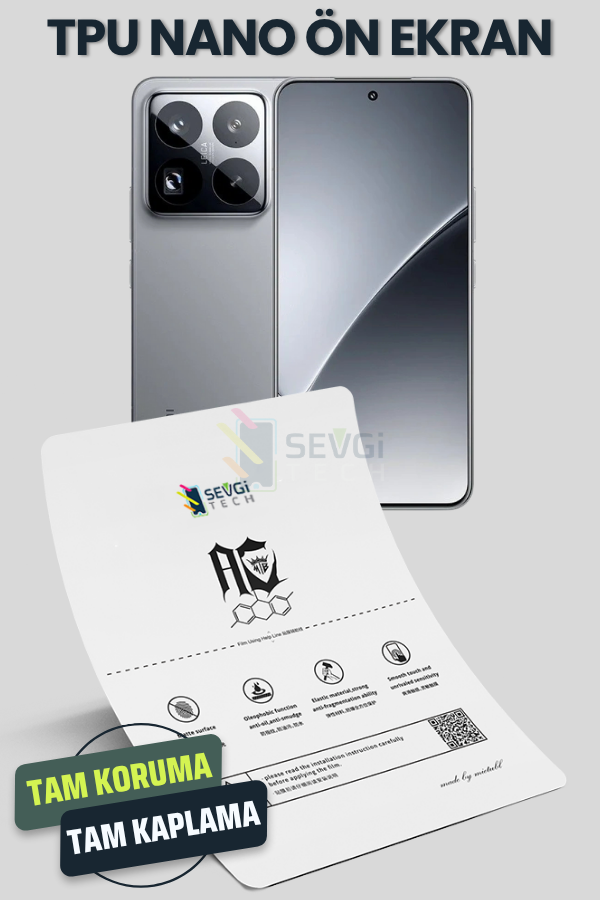 Xiaomi 15S Pro TPU Nano Ekran Koruyucu