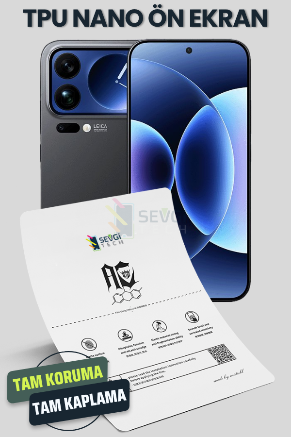 Xiaomi 17 Pro Max TPU Nano Ekran Koruyucu