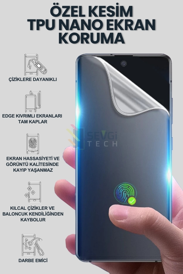 iPhone 11 Pro Max TPU Nano Ekran Koruyucu