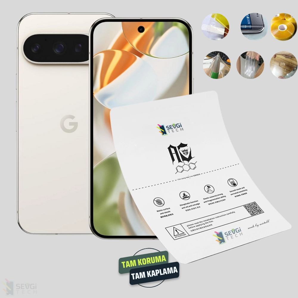 Google Pixel 9 Pro XL Özel Kesim TPU Nano Ekran Koruyucu