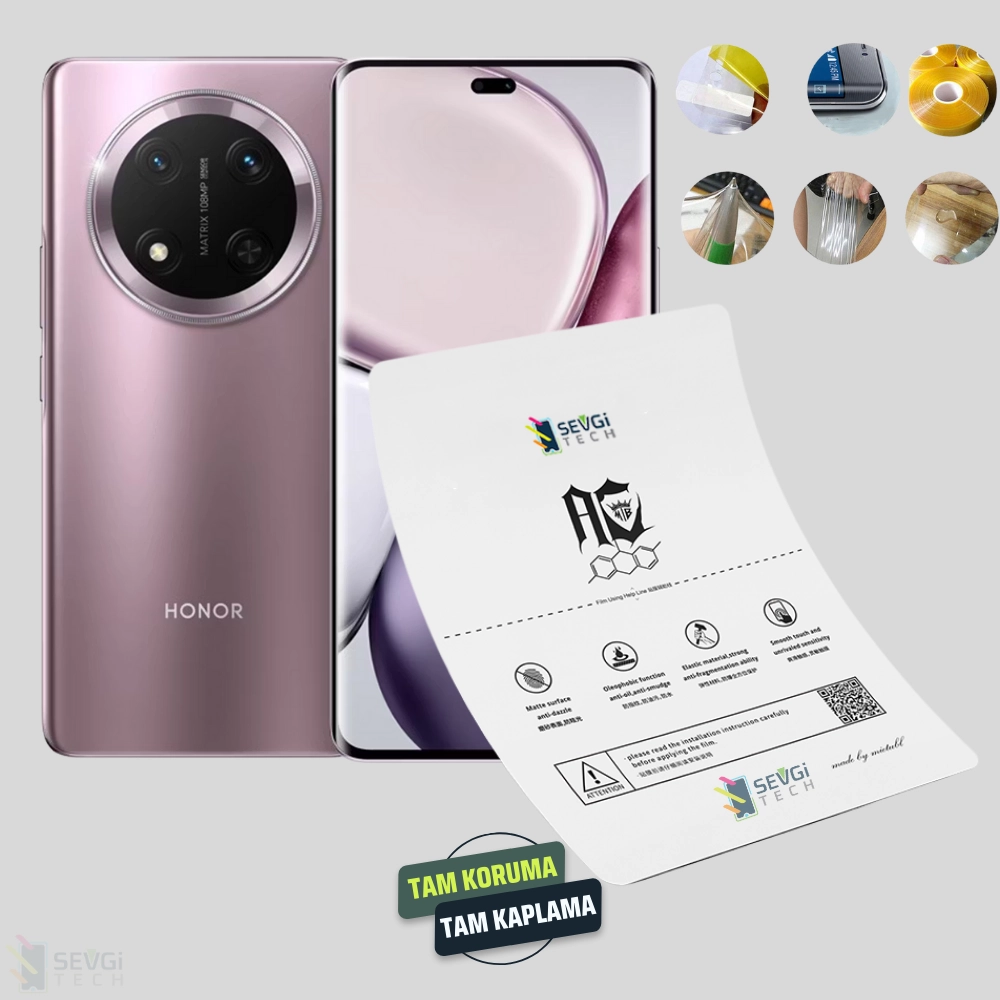Honor 90 Pro Özel Kesim TPU Nano Ekran Koruyucu