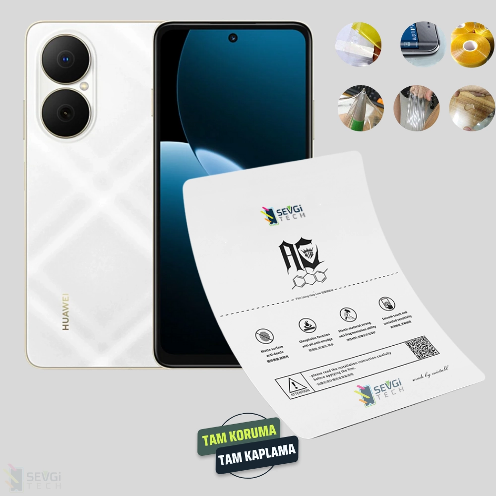 Huawei Enjoy 80 Özel Kesim TPU Nano Ekran Koruyucu
