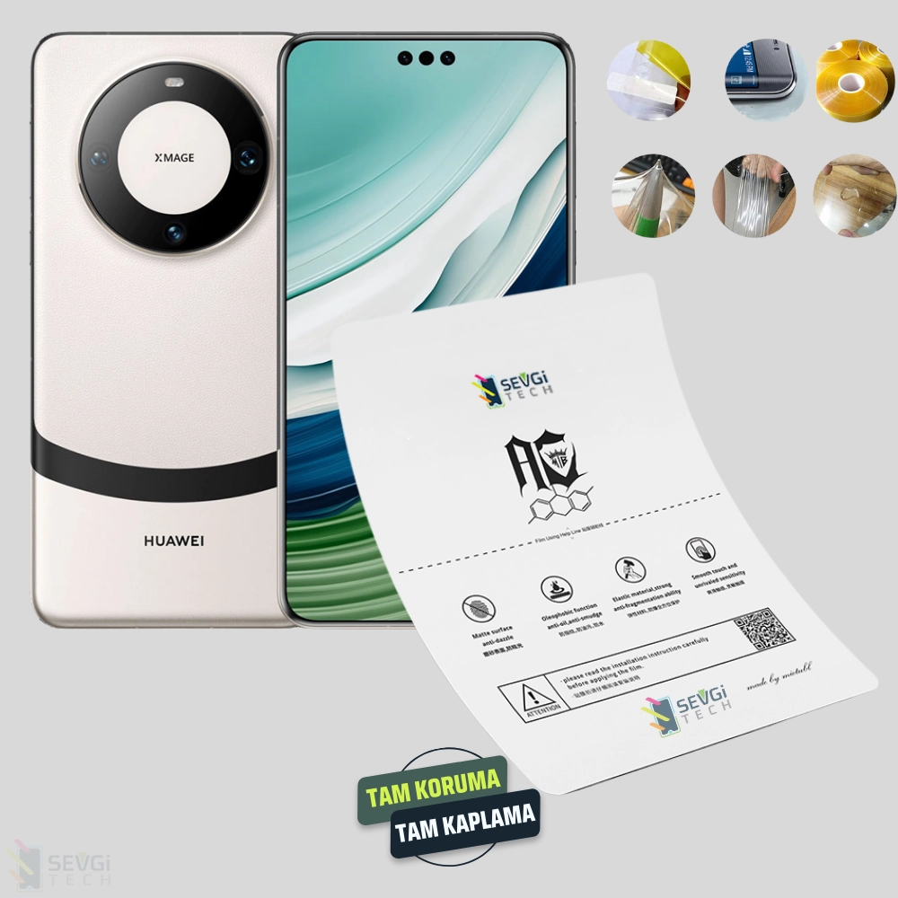 Huawei Mate 60 Pro Plus Özel Kesim TPU Nano Ekran Koruyucu
