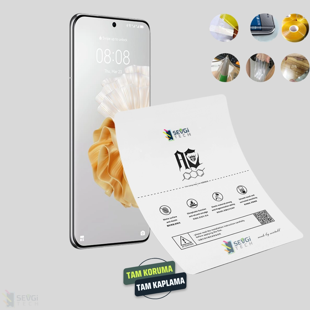 Huawei P60 Art Özel Kesim TPU Nano Ekran Koruyucu