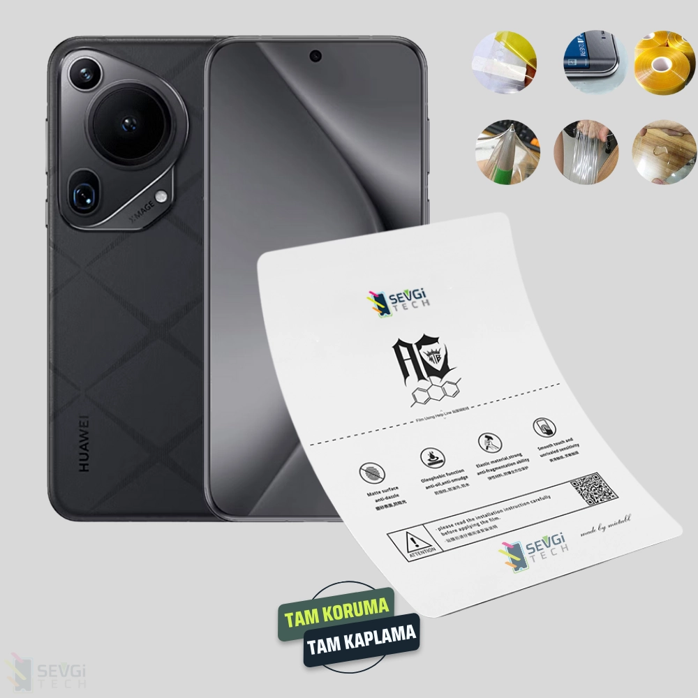 Huawei Pura 70 Ultra Özel Kesim TPU Nano Ekran Koruyucu