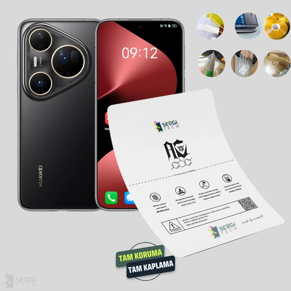 Huawei Pura 80 Ultra Özel Kesim TPU Nano Ekran Koruyucu