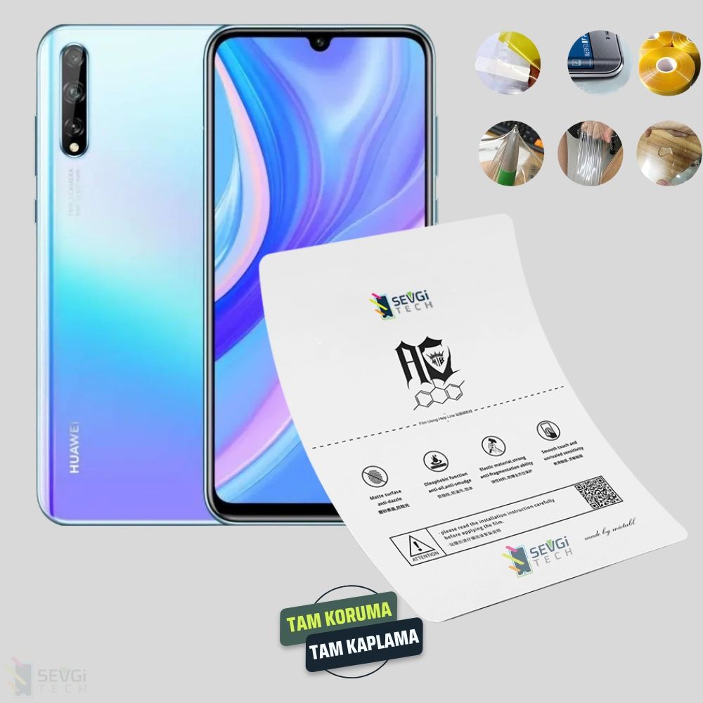 Huawei Y8P Özel Kesim TPU Nano Ekran Koruyucu