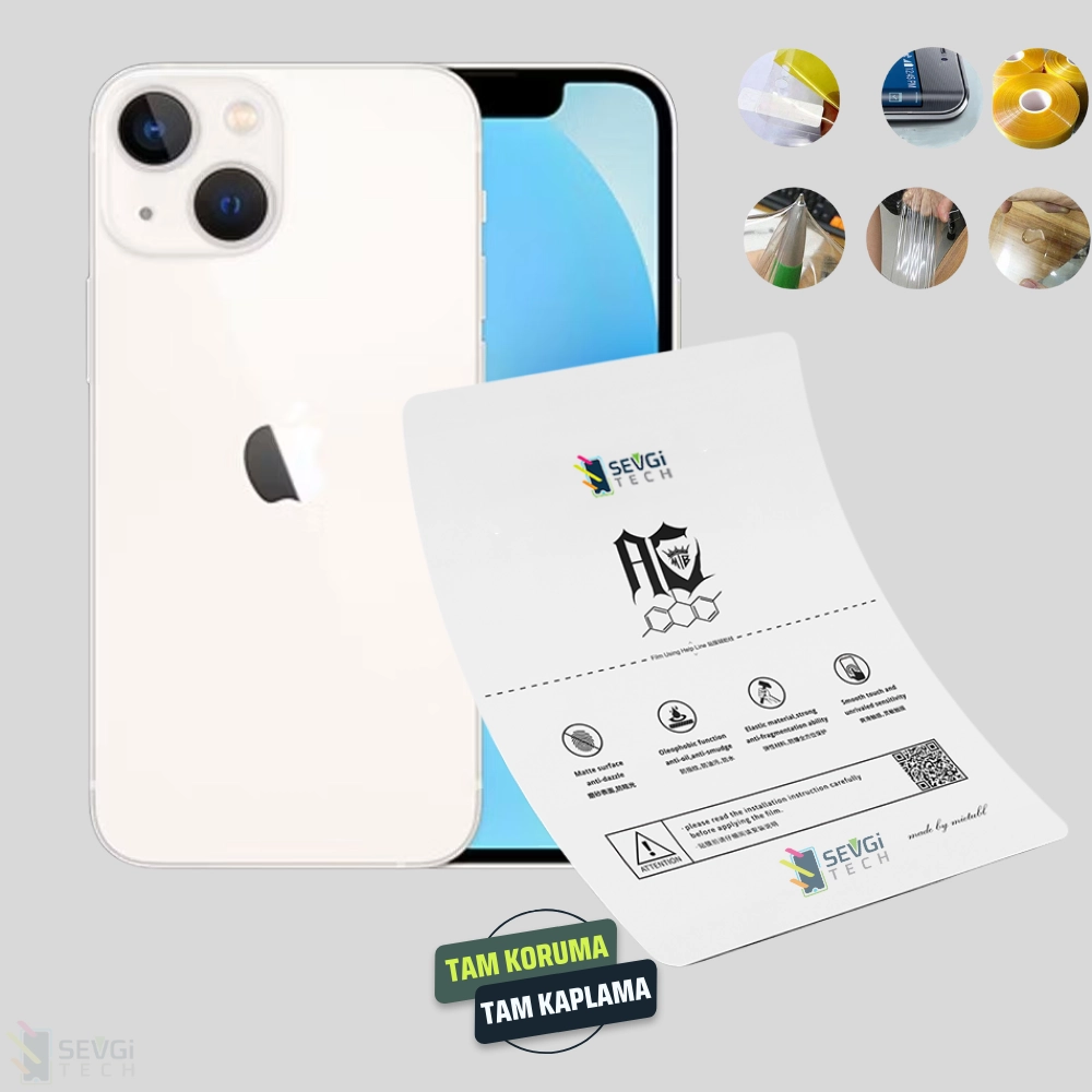 iPhone 13 Mini Özel Kesim TPU Nano Ekran Koruyucu