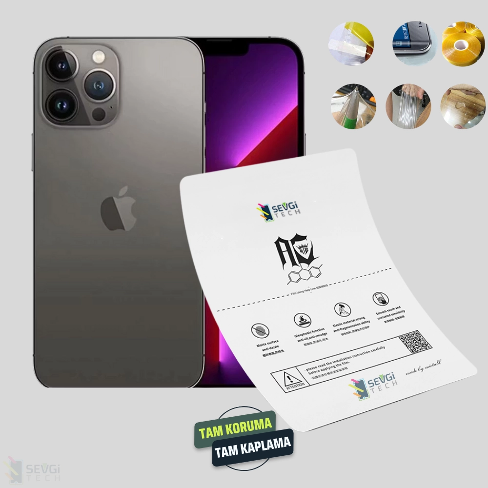 iPhone 13 Pro Özel Kesim TPU Nano Ekran Koruyucu