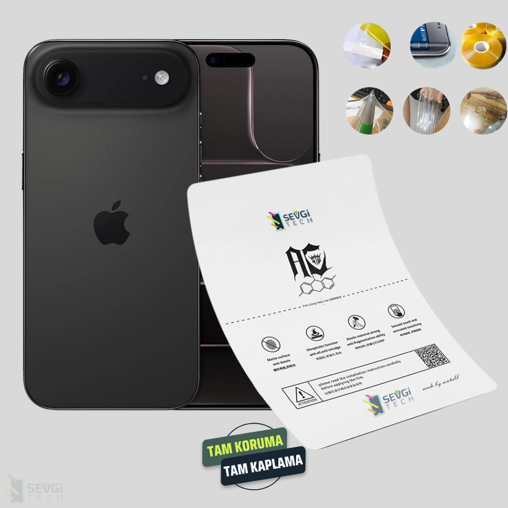 iPhone 17 Air Özel Kesim TPU Nano Ekran Koruyucu