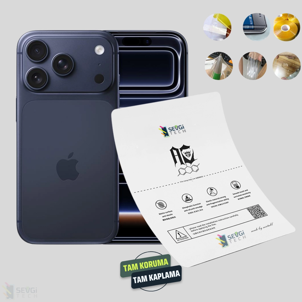 iPhone 17 Pro Özel Kesim TPU Nano Ekran Koruyucu