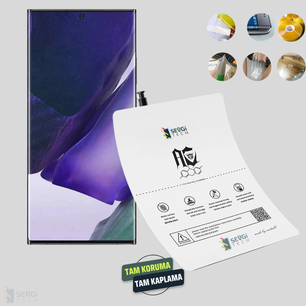 Samsung Note 7 Özel Kesim TPU Nano Ekran Koruyucu