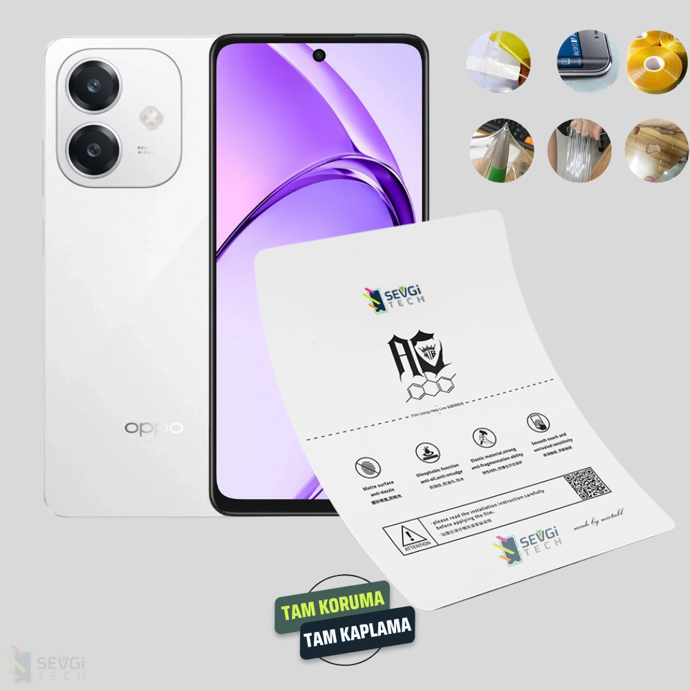 Oppo A12 Özel Kesim TPU Nano Ekran Koruyucu