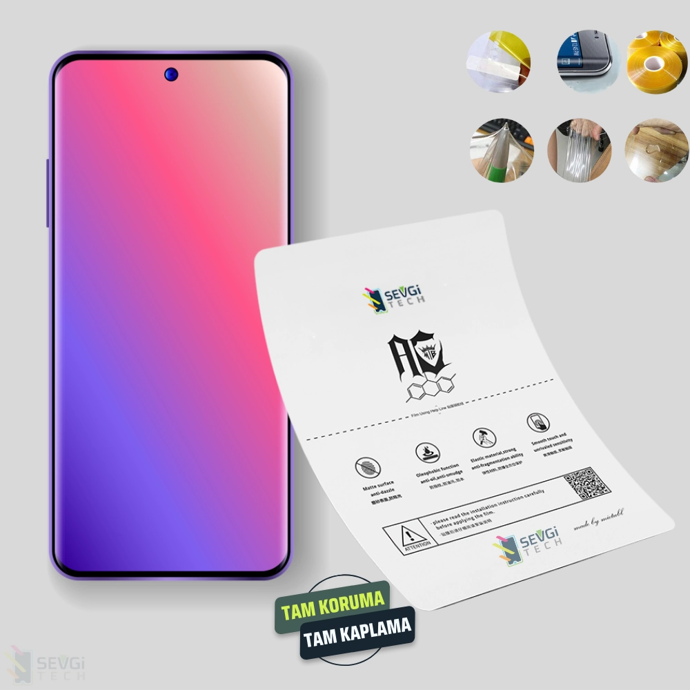 Samsung Galaxy S8 Plus Özel Kesim TPU Nano Ekran Koruyucu