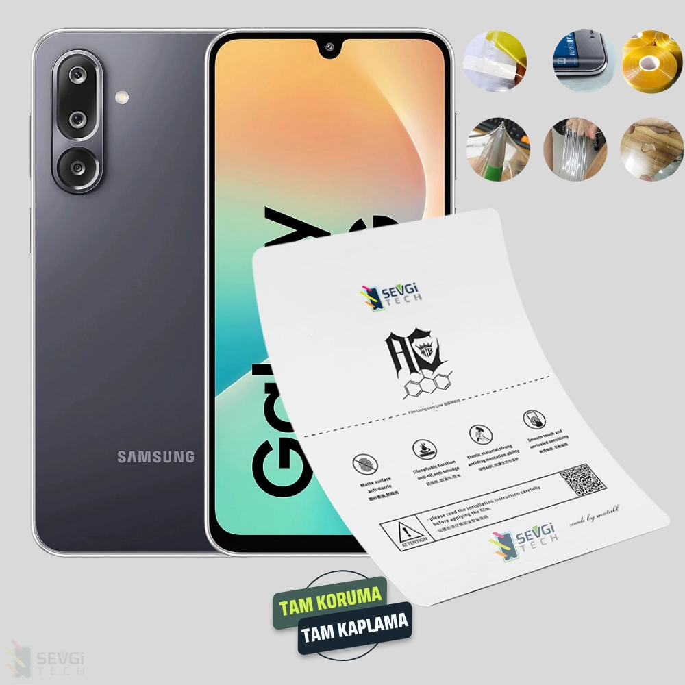 Samsung M36 Özel Kesim TPU Nano Ekran Koruyucu