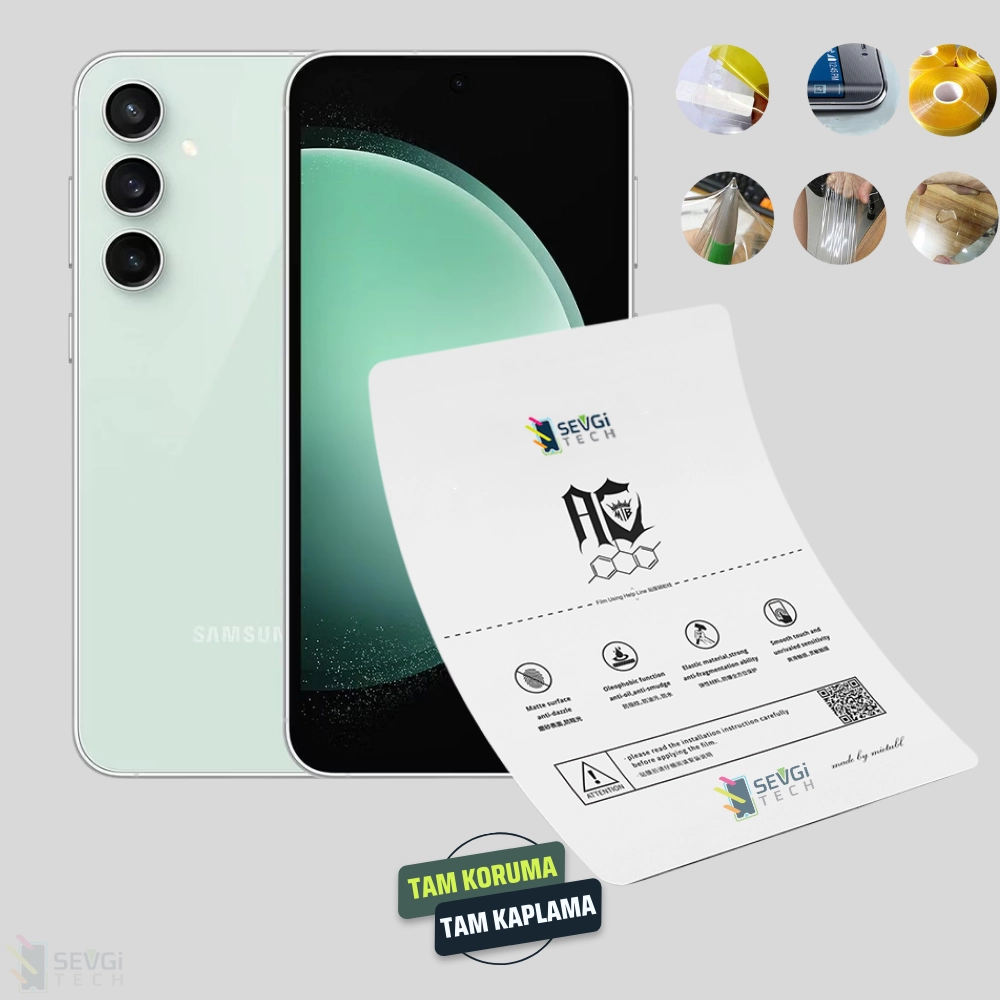 Samsung Galaxy S23 FE Özel Kesim TPU Nano Ekran Koruyucu