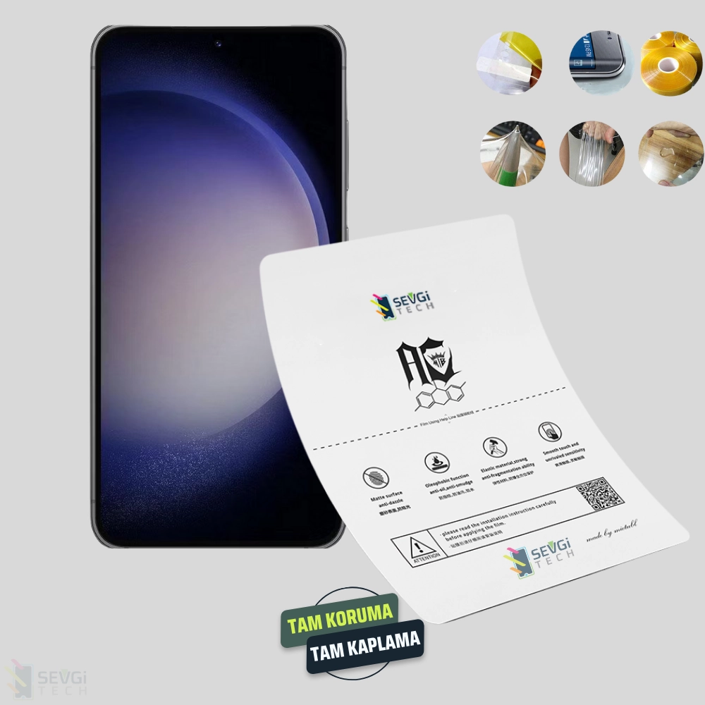 Samsung Galaxy S23 Plus Özel Kesim TPU Nano Ekran Koruyucu