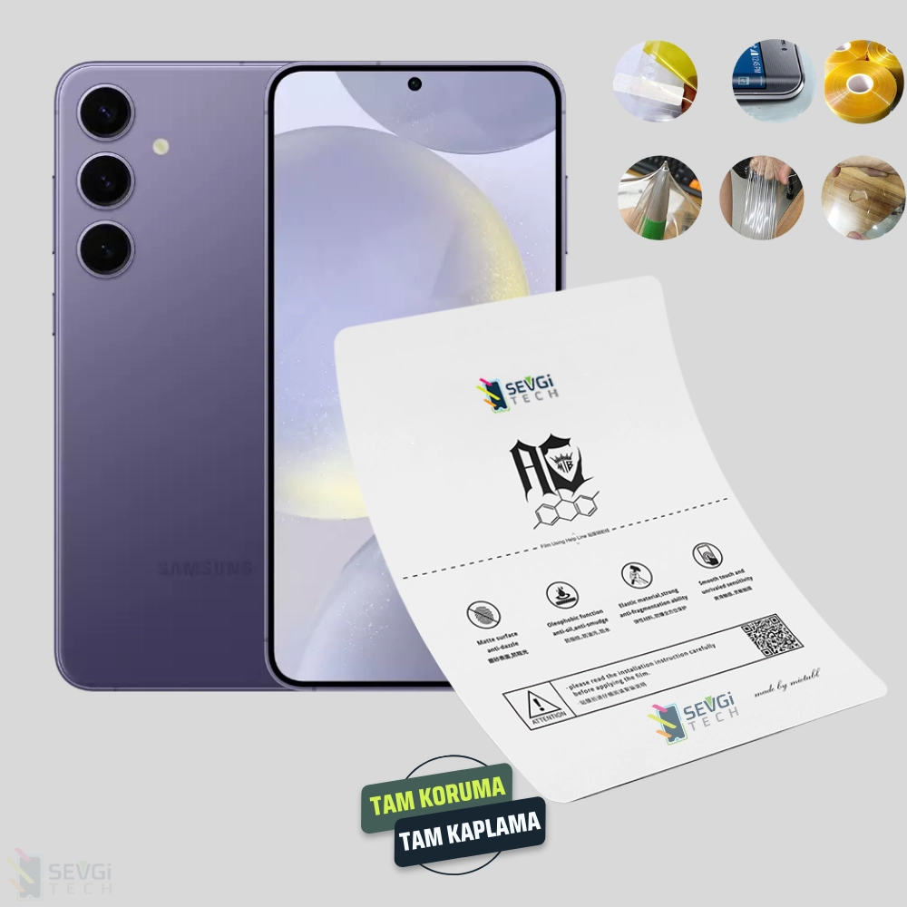 Samsung Galaxy S24 Plus Özel Kesim TPU Nano Ekran Koruyucu