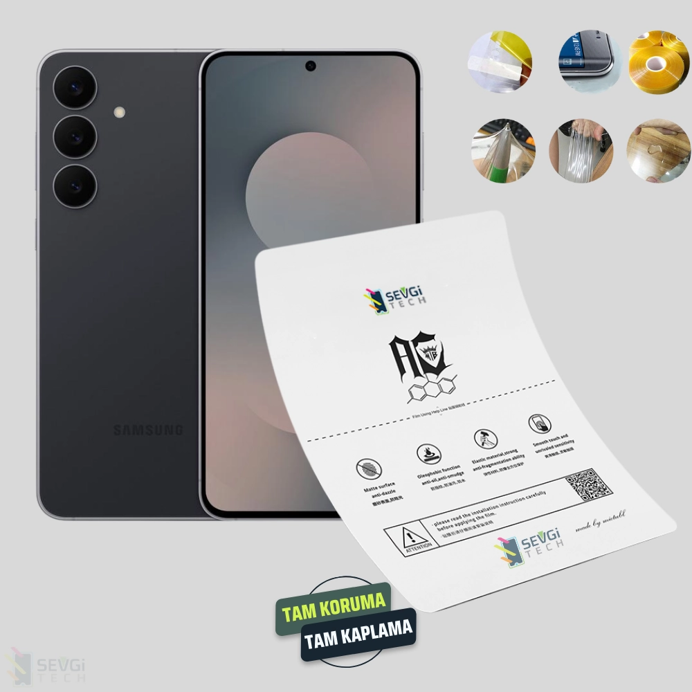 Samsung Galaxy S25 FE Özel Kesim TPU Nano Ekran Koruyucu