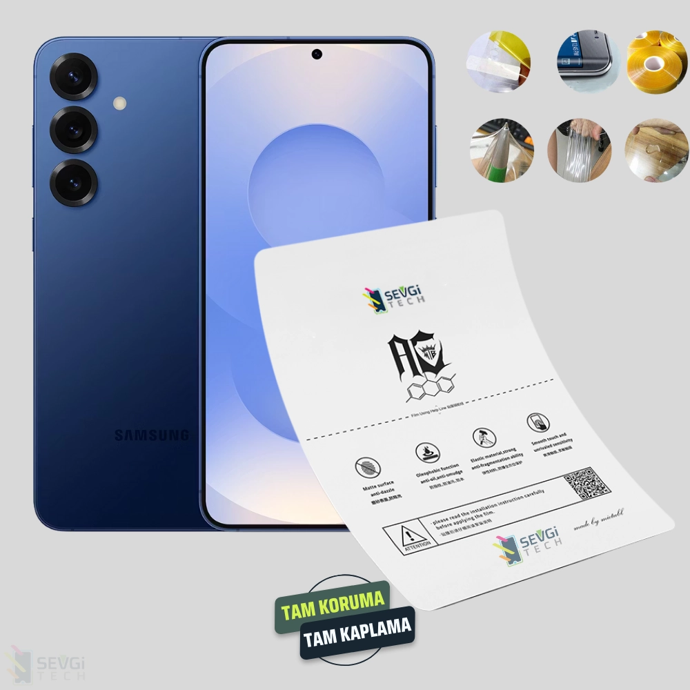 Samsung Galaxy S25 Plus Özel Kesim TPU Nano Ekran Koruyucu