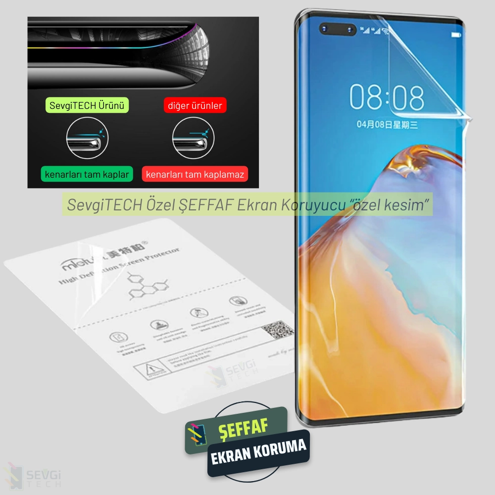 iPhone 14 Pro Özel Kesim TPU Nano Ekran Koruyucu
