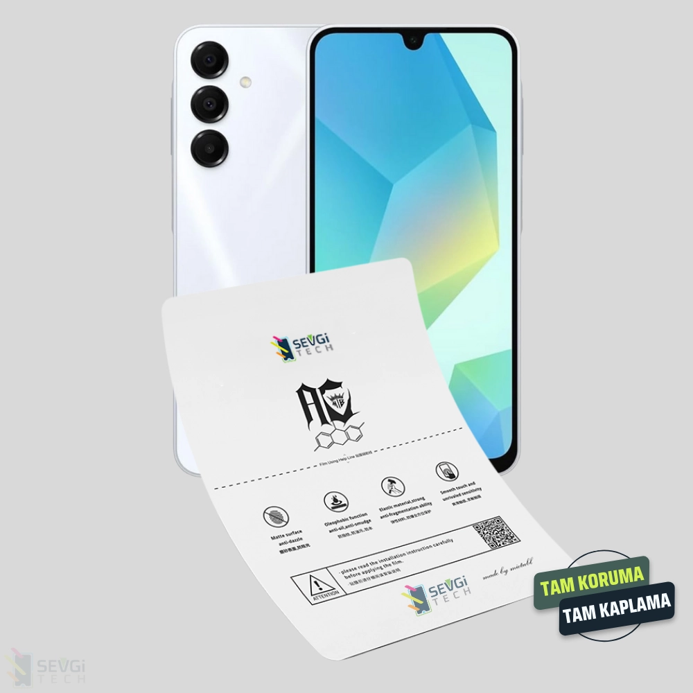 Samsung A06 Özel Kesim TPU Nano Ekran Koruyucu