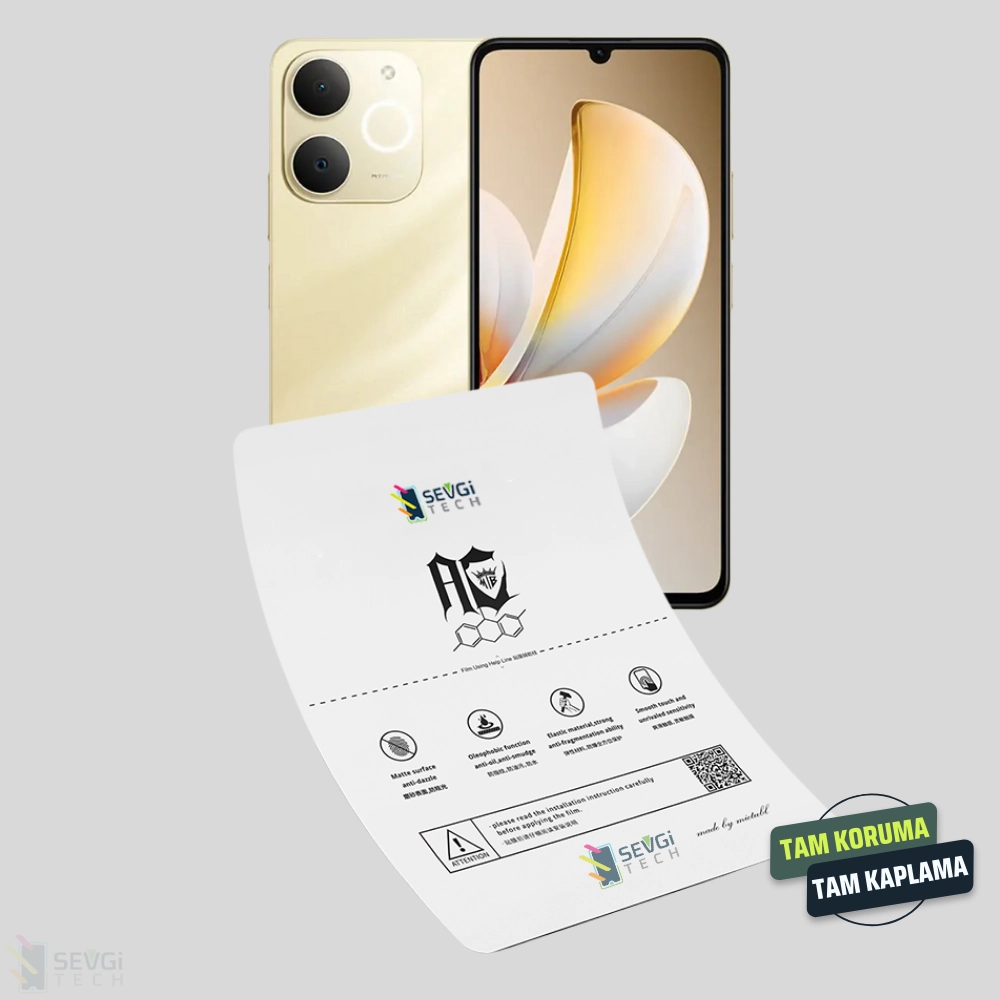 Realme Note 70 Özel Kesim TPU Nano Ekran Koruyucu