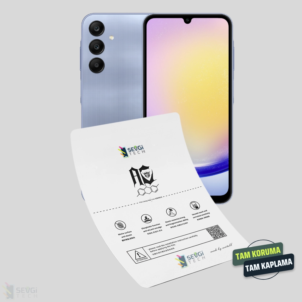 Samsung A25 5G Özel Kesim TPU Nano Ekran Koruyucu