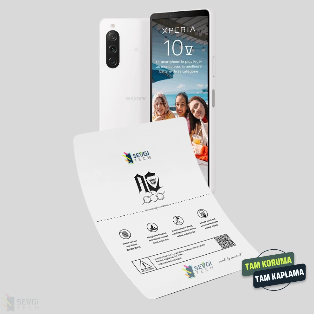 Sony Xperia 10V Özel Kesim TPU Nano Ekran Koruyucu