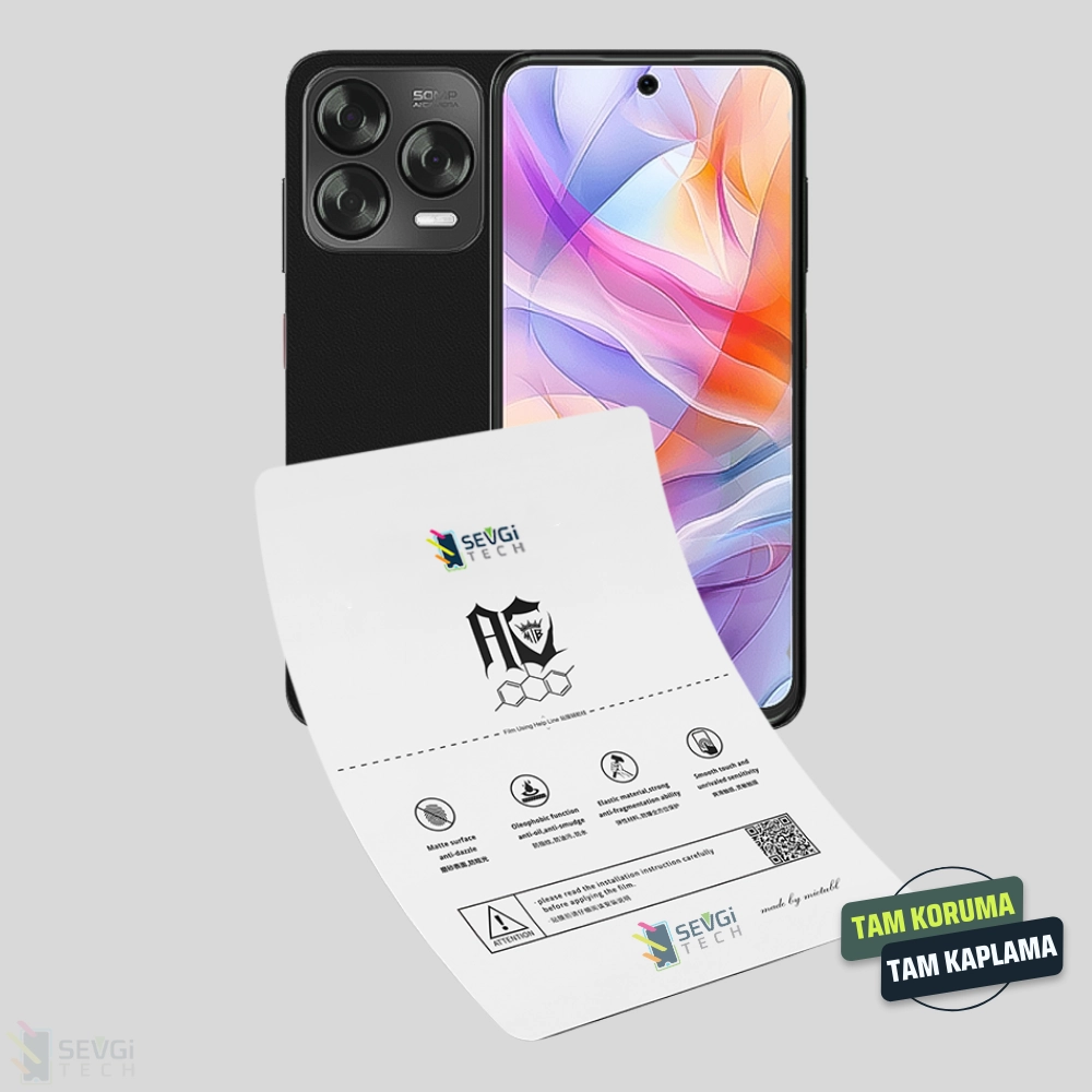 Nubia V70 Özel Kesim TPU Nano Ekran Koruyucu