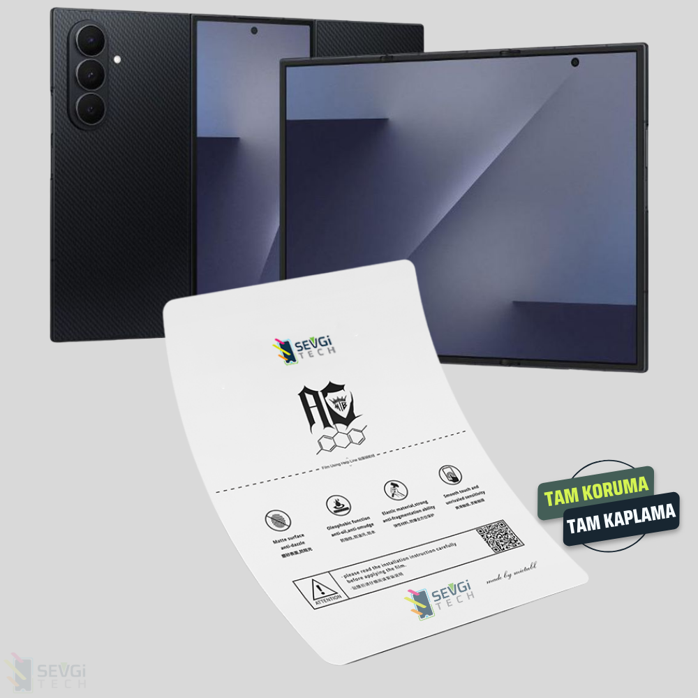 Samsung Z TriFold Özel Kesim İç ve Dış Ekran Koruyucu