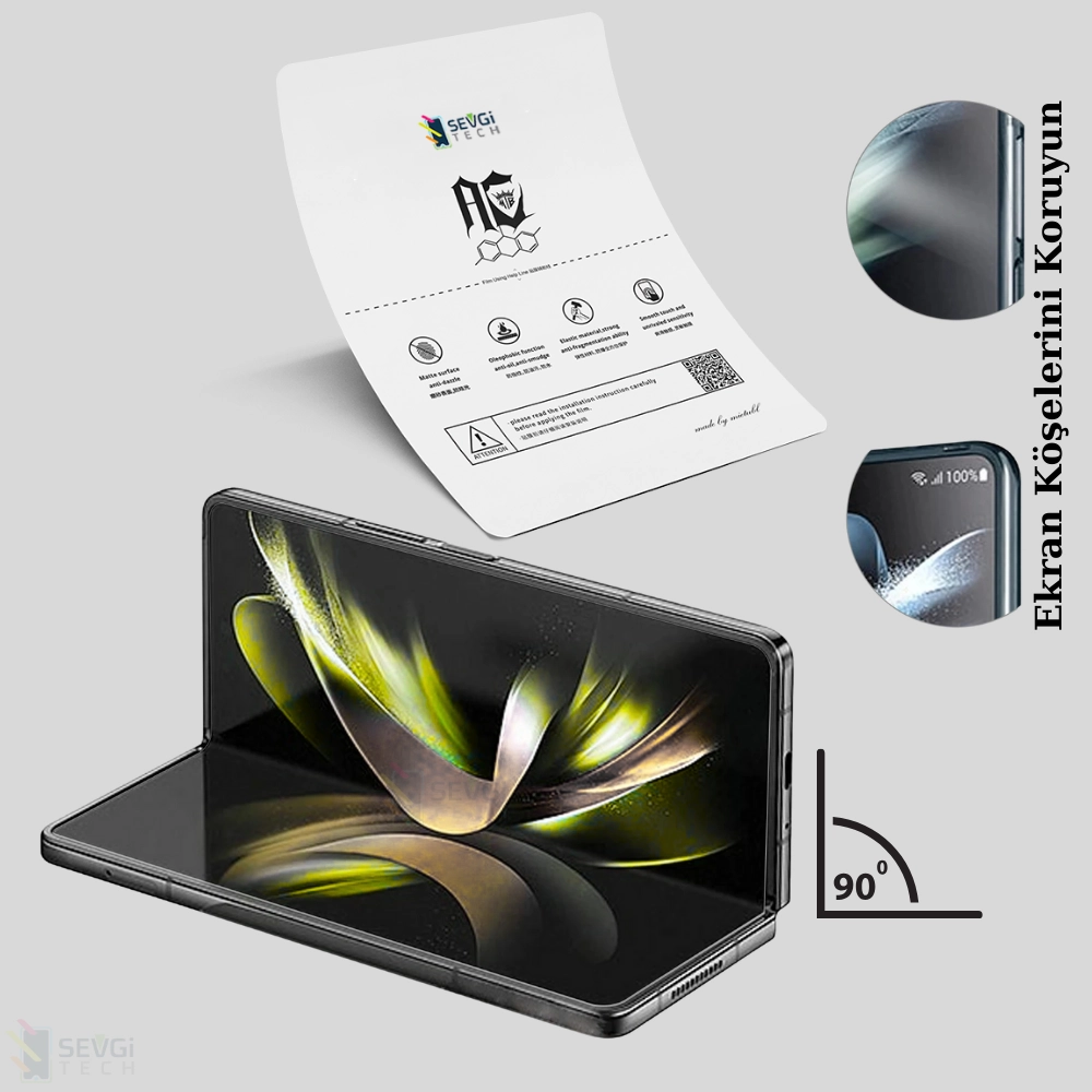 Huawei Mate XTs Ultimate Özel Kesim İç ve Dış Ekran Koruyucu