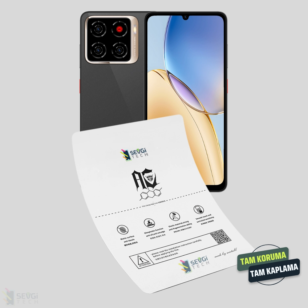 ZTE Blade A56 Özel Kesim TPU Nano Ekran Koruyucu