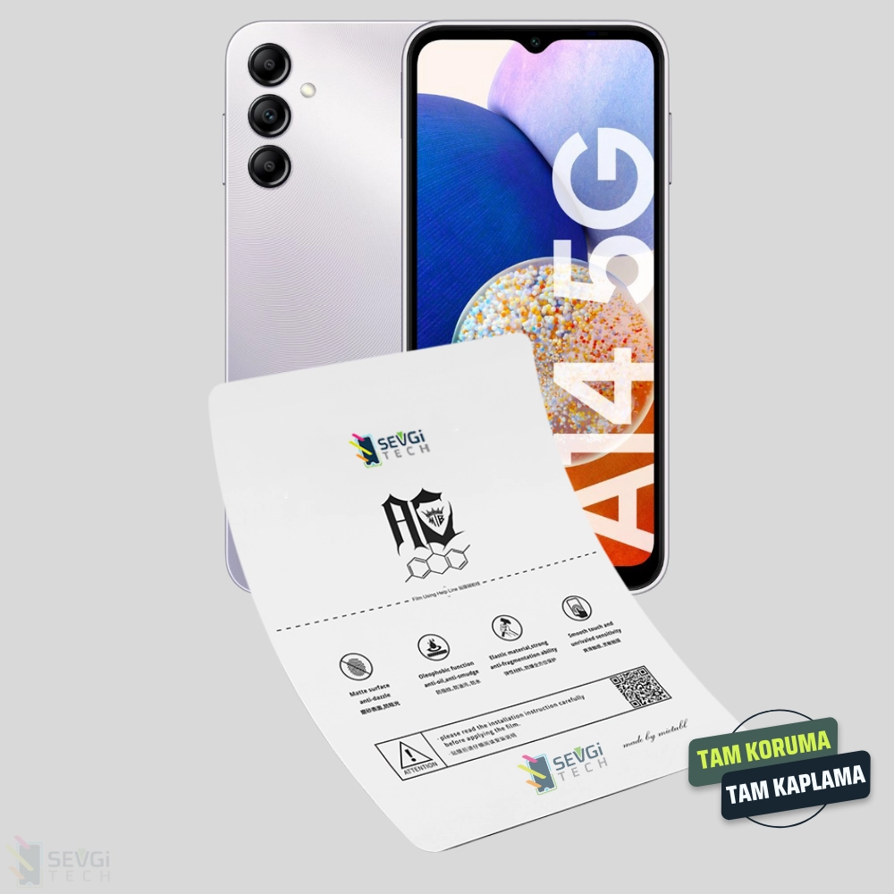 Samsung A14 5G Özel Kesim TPU Nano Ekran Koruyucu