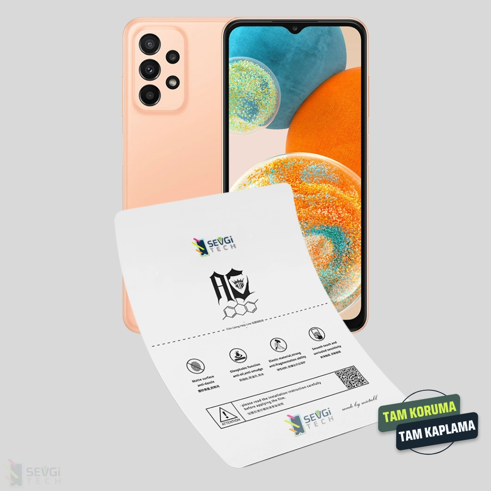 Samsung A23 5G Özel Kesim TPU Nano Ekran Koruyucu