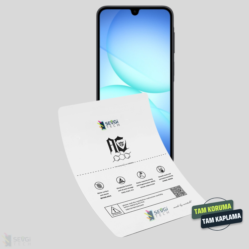 Samsung A17 5G Özel Kesim TPU Nano Ekran Koruyucu