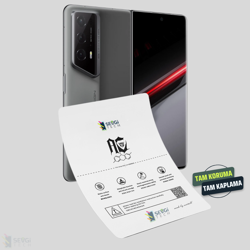 Honor Magic V2 RSR Porsche Design Özel Kesim İç ve Dış Ekran Koruyucu