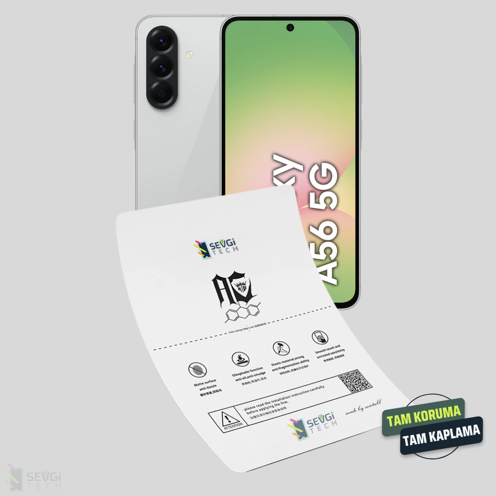 Samsung A56 5G Özel Kesim TPU Nano Ekran Koruyucu