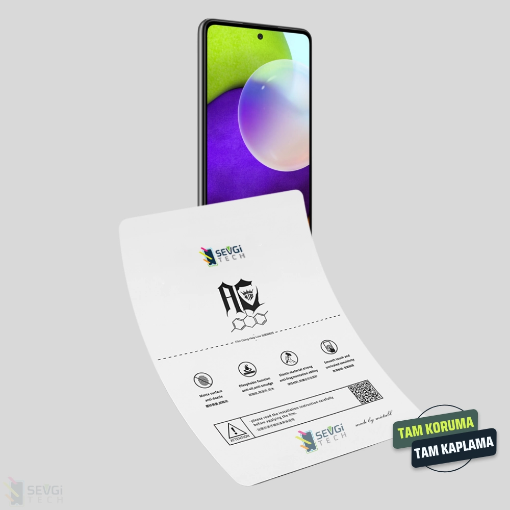 Samsung A52 Özel Kesim TPU Nano Ekran Koruyucu