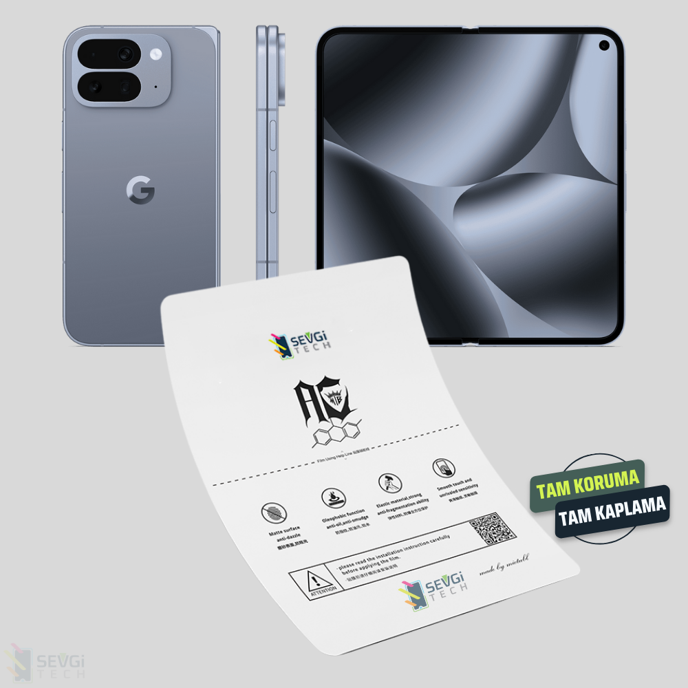 Google Pixel 10 Pro Fold Özel Kesim İç ve Dış Ekran Koruyucu