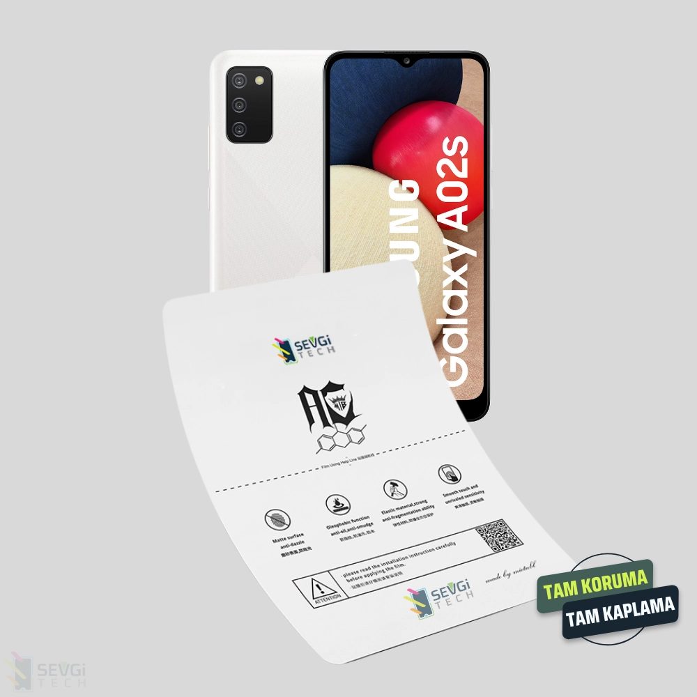Samsung A02s Özel Kesim TPU Nano Ekran Koruyucu